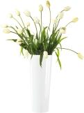 ASA Vase mono in weiß glänzend