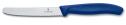 Victorinox Swiss Classic Tafelmesser Standard mit Wellenschliff, 11 cm, blau, 6-teilig