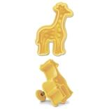 Städter Kunststoff-Ausstecher-Form Giraffe 6 cm Gelb