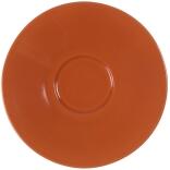 Eschenbach Porzellan Untertasse 16 cm in orange-braun