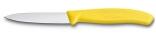 Victorinox Swiss Classic Gemüsemesser, Mittelspitz, 8 cm, gelb