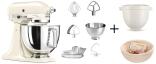 KitchenAid Küchenmaschine ARTISAN 175PS creme Brotback-Set