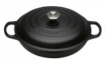 Le Creuset Gourmet-Profitopf Signature in schwarz, 26 cm