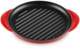 Le Creuset Grillplatte rund in kirschrot