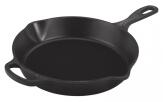 Le Creuset Brat- und Servierpfanne Signature hoch in schwarz