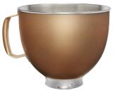 KitchenAid Edelstahlschüssel in matt gold, 4,8 L