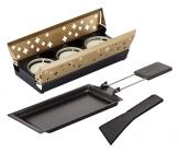 Kuhn Rikon Raclette-Set Mini Schweizer Kreuz gold matt