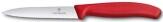 Victorinox Swiss Classic Gemüsemesser mit Wellenschliff, 10 cm, rot