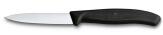 Victorinox Swiss Classic Gemüsemesser, Mittelspitz, 8 cm, schwarz