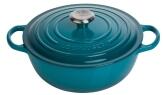 Le Creuset Familientopf La Marmite aus Gusseisen in deep teal, 26 cm