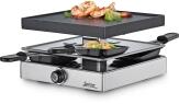 Spring Raclette4 Classic mit Alu-Grillplatte, silber