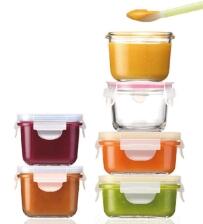 Glasslock Baby Meal Set rechteckig, 3 Teile