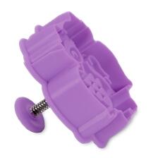 Städter Kunststoff-Ausstecher-Form Eule 5,5 cm Lila / Violett