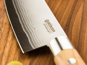 Böker Santoku Damast Olive