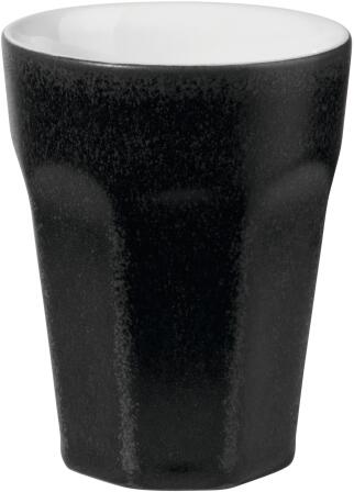 ASA Becher Espresso grande in schwarz matt