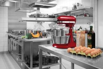 KitchenAid Küchenmaschine HEAVY DUTY in empire rot, 4,8 L