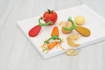 Kuhn Rikon Gemüsesparschäler Veggie Set Karotte/Kartoffel/Tomate 3-teilig