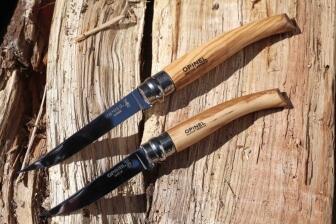 Opinel Messer Slim-Line, Größe 10, rostfrei, Padouk-Holz