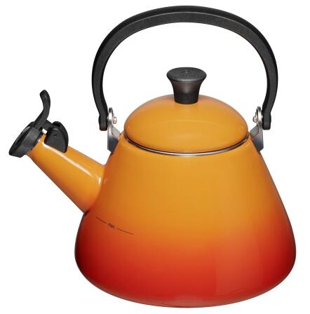 Le Creuset Wasserkessel Kone ofenrot