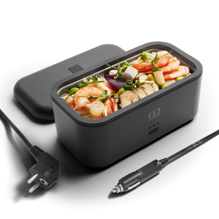 Monbento beheizbare Lunchbox MB Warmer mit Autokabel in schwarz