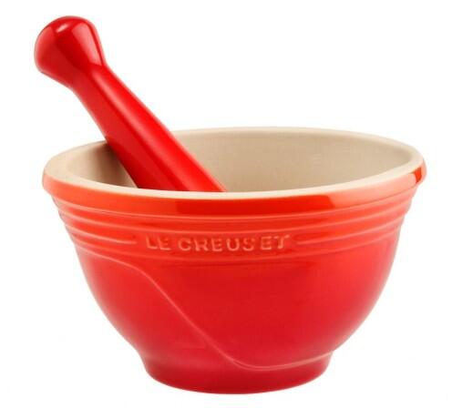 Le Creuset Mörser in ofenrot