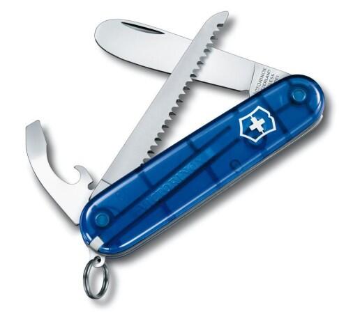 Victorinox Offiziersmesser My First Victorinox blau mit 9 Funktionen