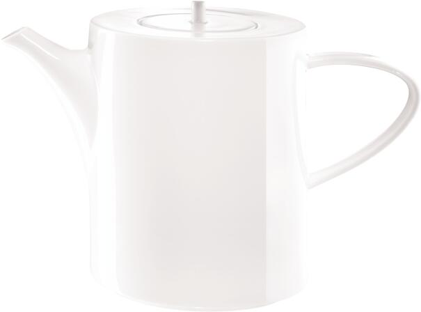 ASA Kaffeekanne à table in weiß glänzend