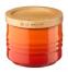 Le Creuset Zuckerdose in ofenrot