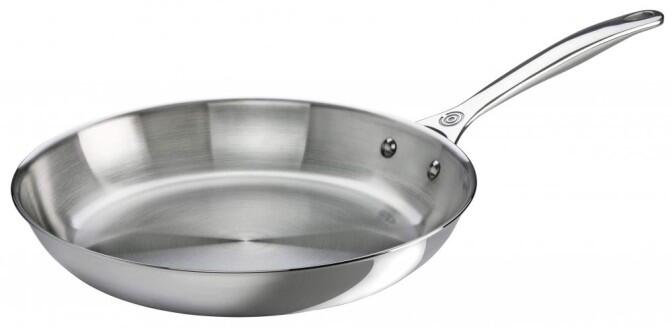 Le Creuset Pfanne 3-ply PLUS flach