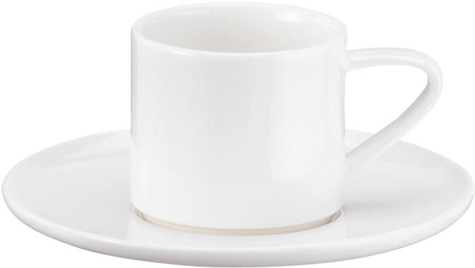 ASA Espressotasse mit Unterer stapelbar à table in weiß glänzend
