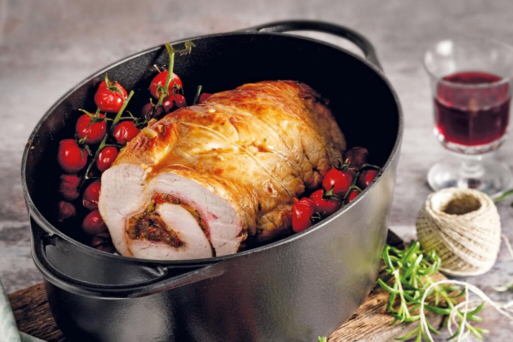 Putenrollbraten mit Kirschtomaten bei KochForm