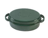 Big Green Egg Dutch Oven Green, oval