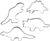 Städter Ausstechform Dinosaurier 7,5–9,5 cm Set, 4-teilig