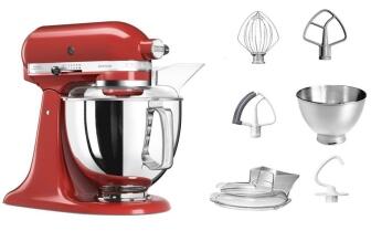 KitchenAid Küchenmaschine ARTISAN 175PS in empire rot, 4,8 L