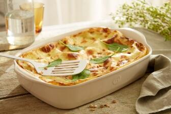 Lasagne mit Spinat und Roquefort