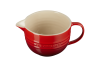 Le Creuset Rührschüssel mit Henkel kirschrot Keramikmixschüssel