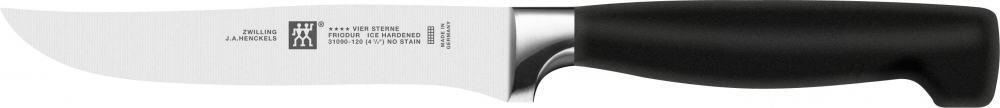 Zwilling Henckels Vier Sterne Steakmesser mit schwarzem Griff