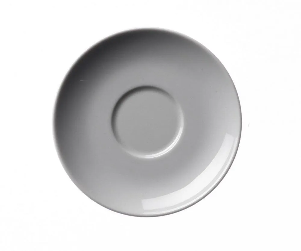 Collezione ALTA Caffè Latte Untertasse von Porzellanfabrik Walküre, weiß