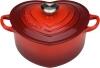 Le Creuset Herzbräter aus Gusseisen mit Herzgriff