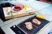 Boos Blocks Ahorn Schneidebrett Pro Chef mit Saftrille am Grill