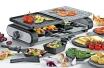 Spring Raclette8 BASIC Raclette-Grill mit Steinplatte und Pfännchen
