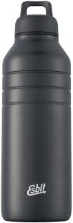 Esbit MAJORIS Edelstahl Trinkflasche, 1000ML, Schwarz