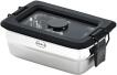 Rösle Snack-Set FLEXX 2GO eckig Edelstahl Lunchbox mit Deckel