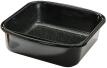 Riess Emaille Mini Backform quadratisch aus Emaille schwarz