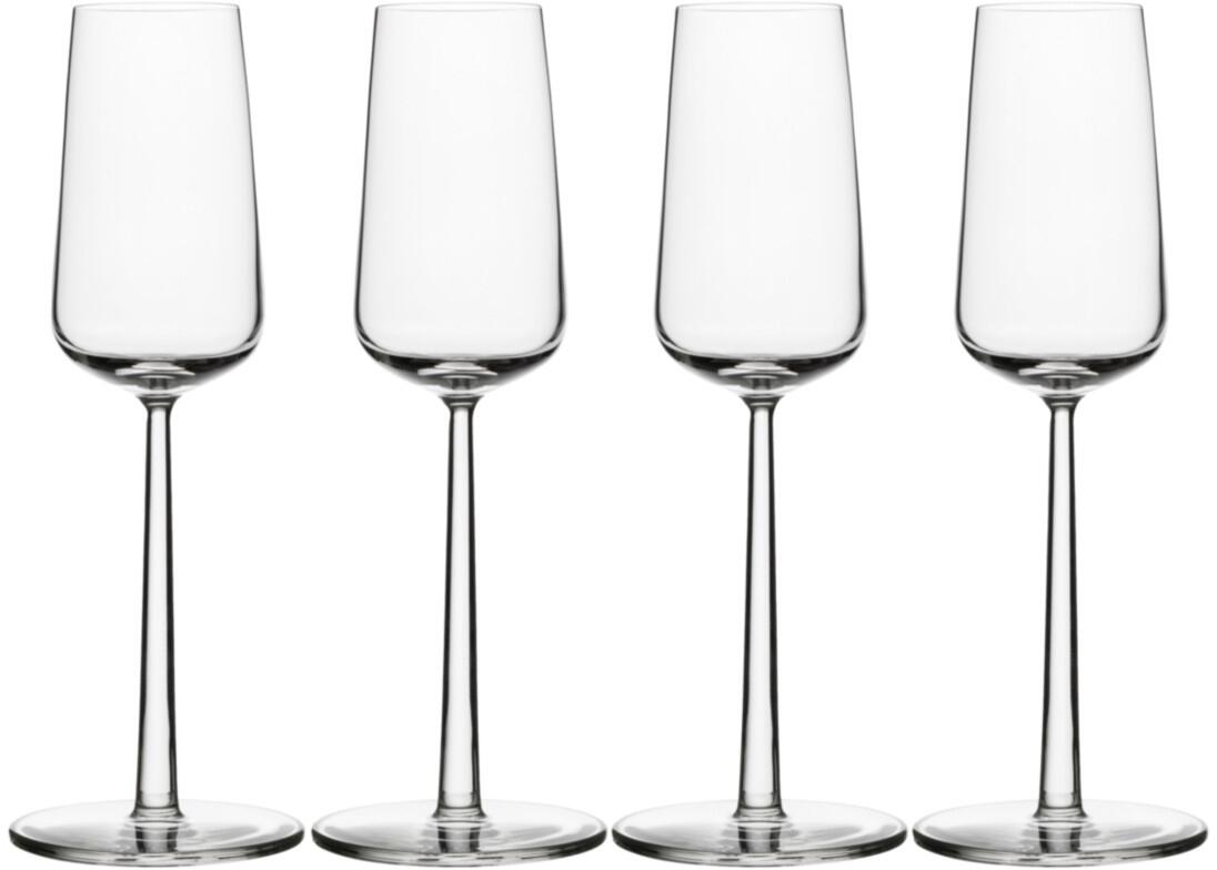 IITTALA Champagnerglas Essence 21 cl, 4er Set