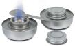 Boska Fonduebrenner Set mit Flammenregler und Deckel aus Metall