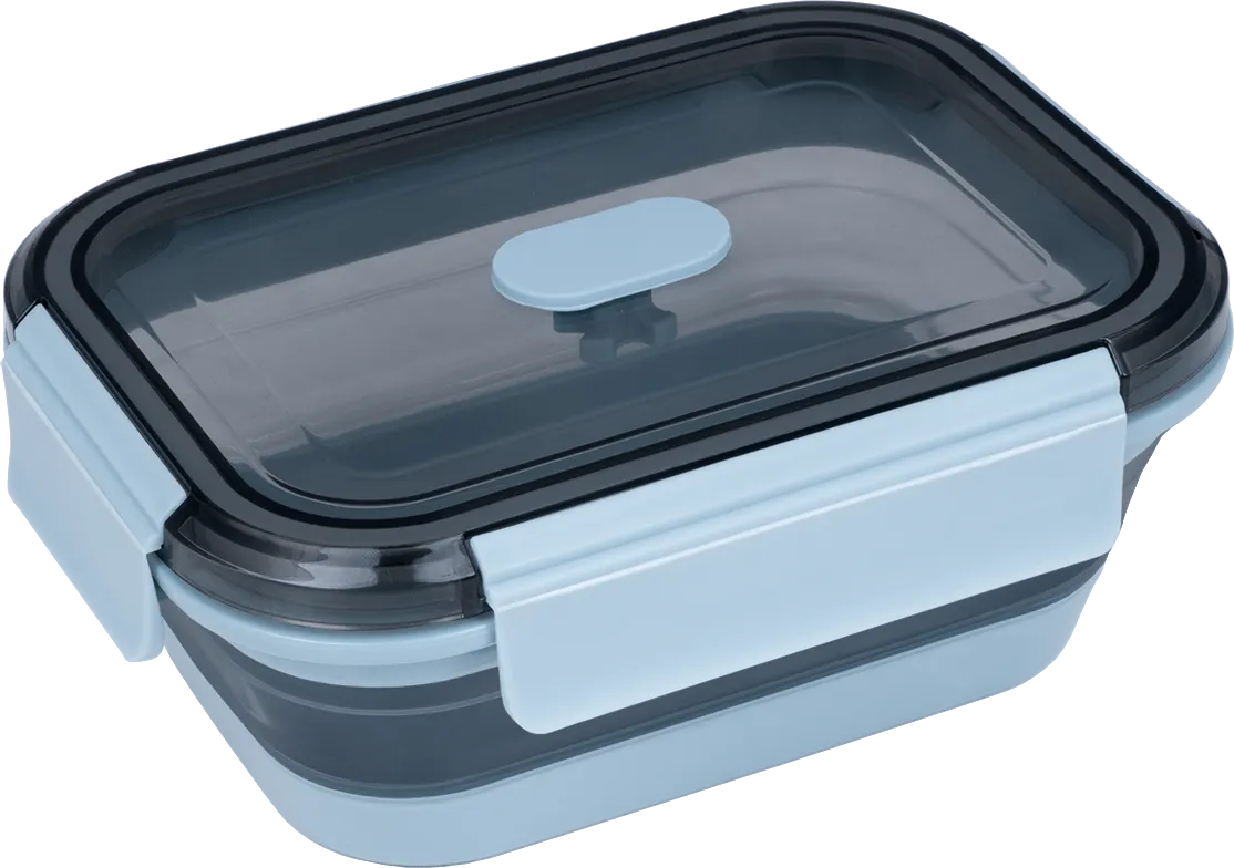 Lurch Frischhaltebox UP & DOWN, faltbar in frozen blue