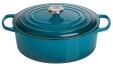 Le Creuset Bräter Signature oval in deep teal