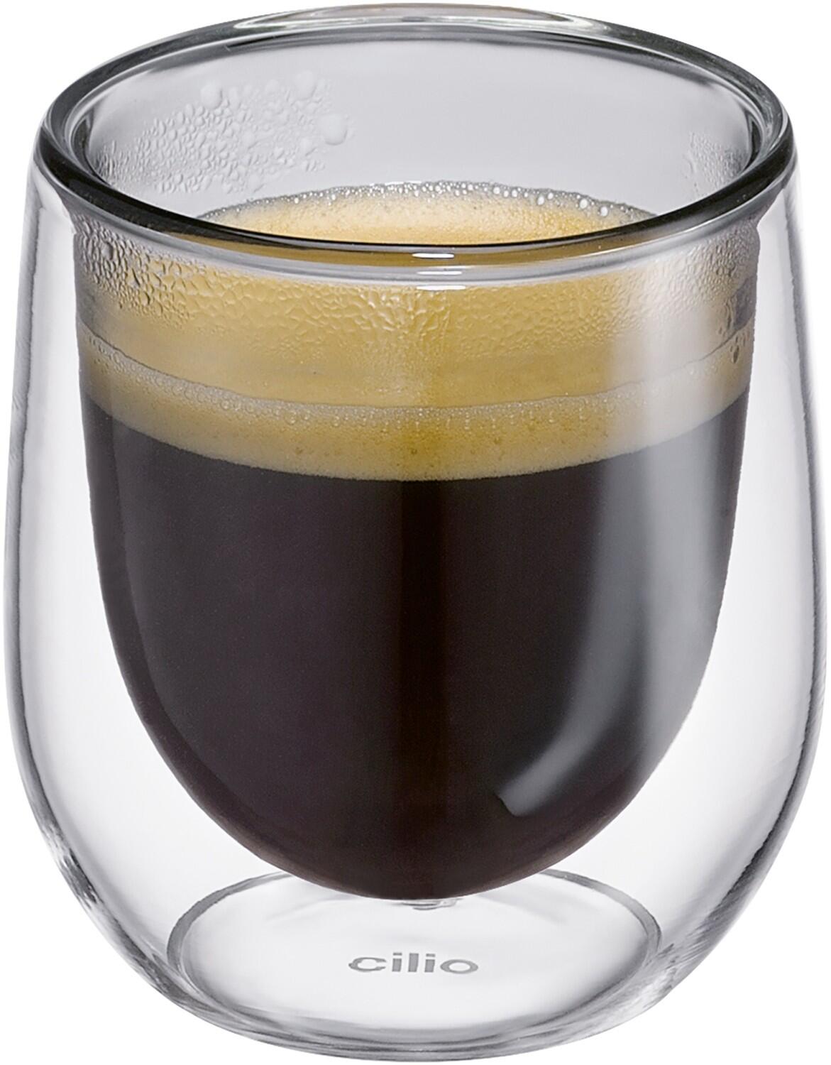 cilio Espresso-Glas VERONA, grau