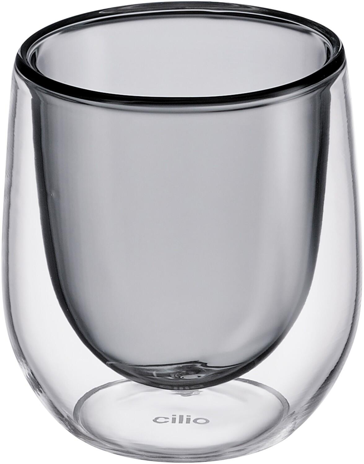 cilio Espresso-Glas VERONA, grau